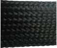 Gevlochten kabelmoffen 30 ... 60mm PET Zwart, 100 M